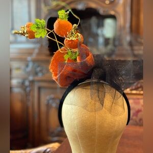 Halloween Fascinator. Handcrafted, fun party hat.